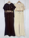 Casual Round Neck Short Sleeves Co-Ord Sets